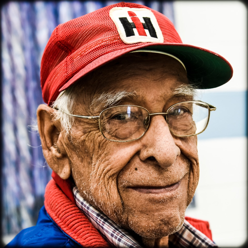 91-year-old Sam Vasquez 